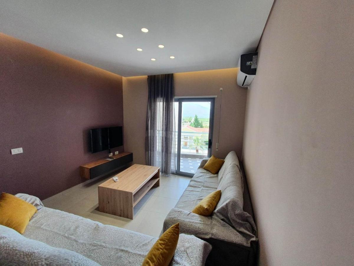 Mountain Meets Sea-Spectacular View In Orikum Apartment Exterior foto